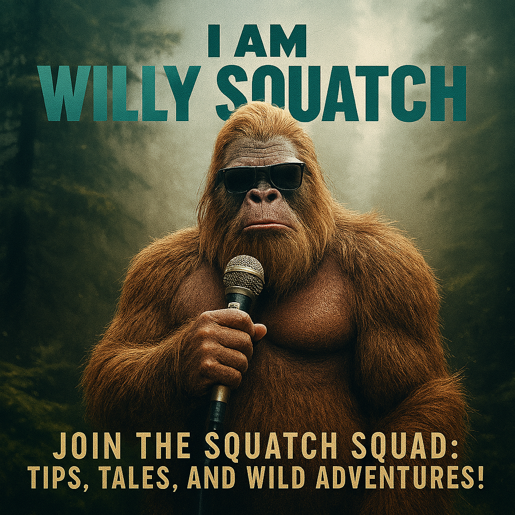 Willy Squatch character illustration